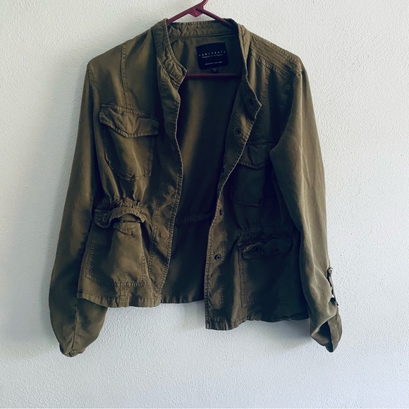 Sanctuary olive green lightweight jacket - Picture 2 of 7
